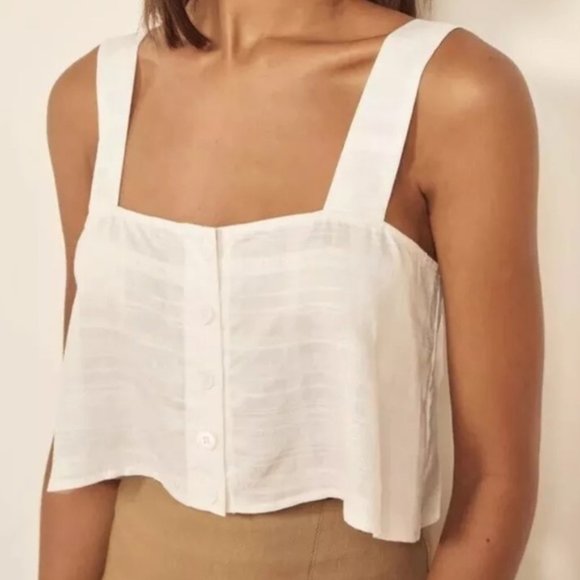 Reformation Marta Top XS White - Picture 3 of 6